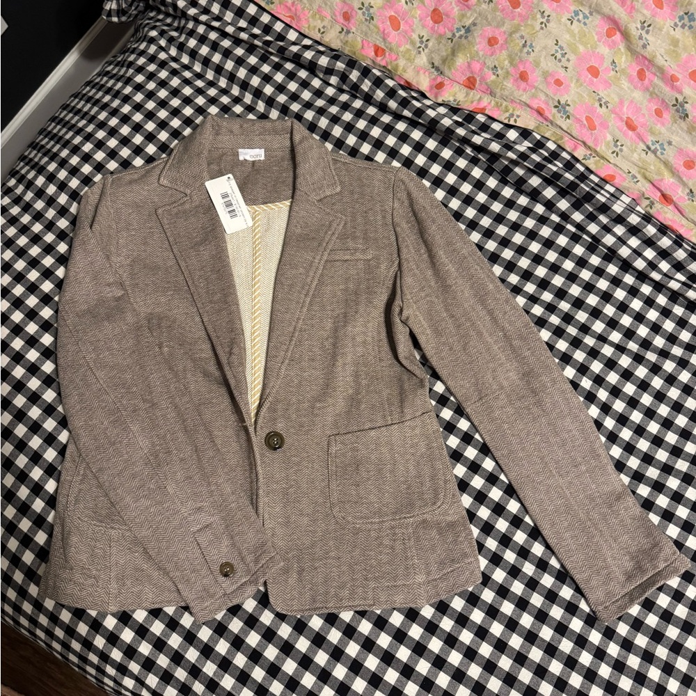 Ecru Tan Blazer for Women